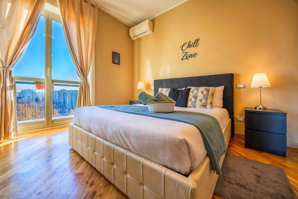 Sunny & Updated Flat With Panoramic City View 50M From M4 Stop 밀라노 외부 사진
